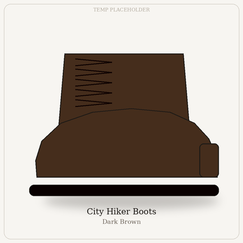 City Hiker Boots - Dark Brown