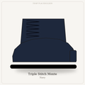 Triple Stitch Monte - Navy