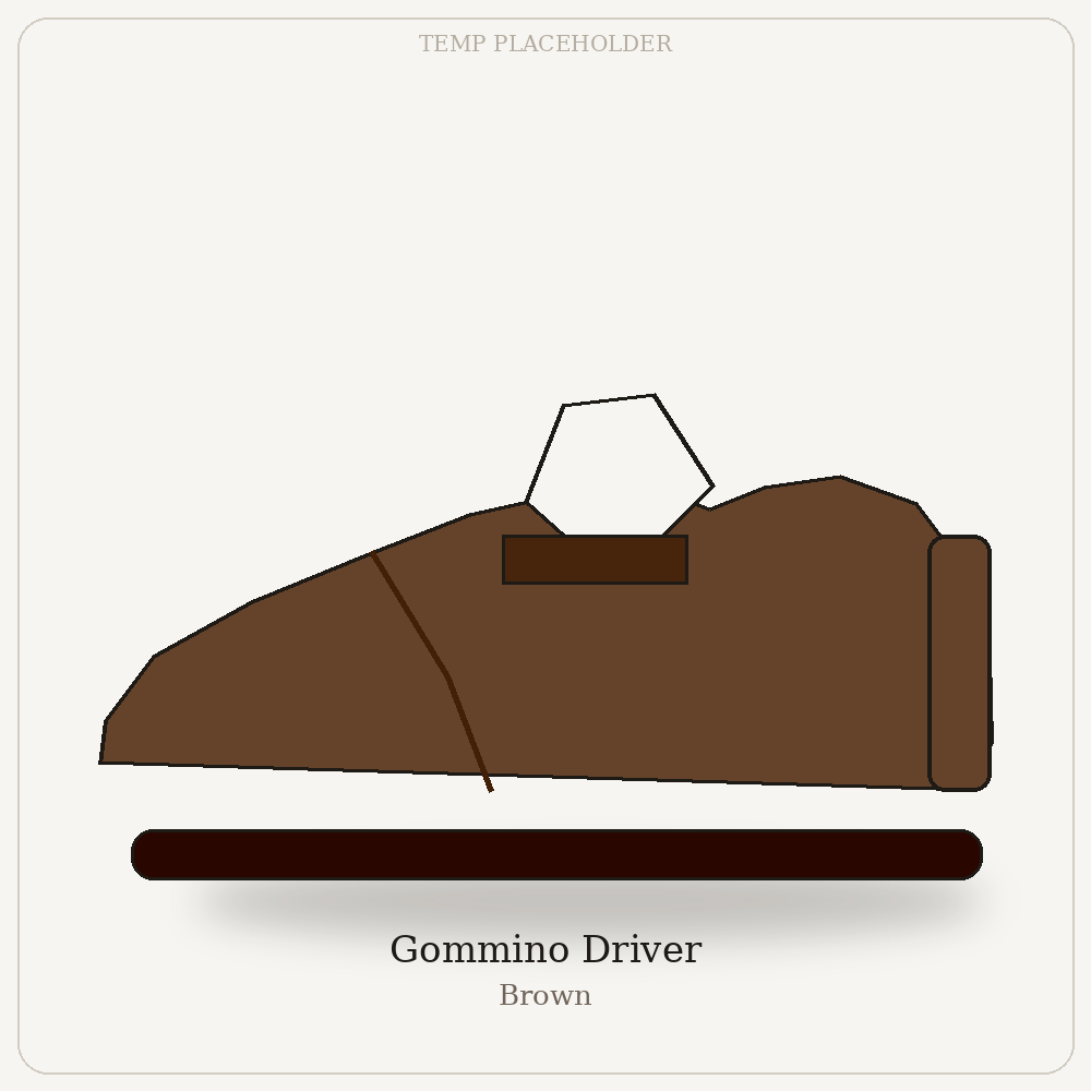 Gommino Driver - Brown